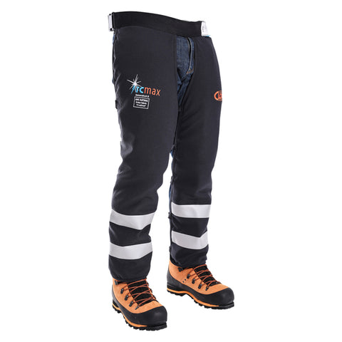 Clogger Arcmax Gen3 Arc Rated, Fire Resistant Men's Chainsaw Trousers with 360 Calf Wrap