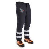 Clogger Zero Gen2 Light and Cool Men's Chainsaw Trousers - Grey/Green PLUS 360 Calf