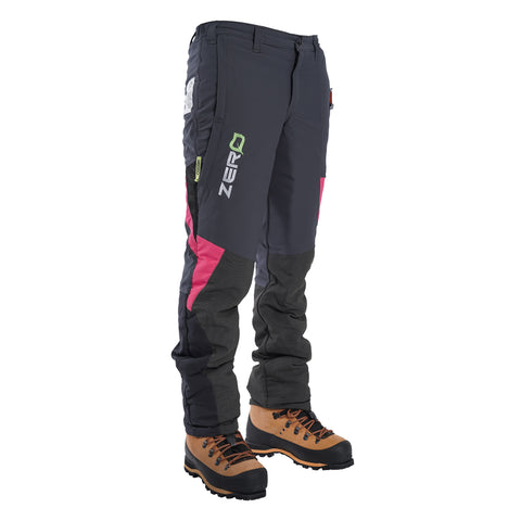 Clogger limited edition Mens and Womens Pink Flash Zero chainsaw pants